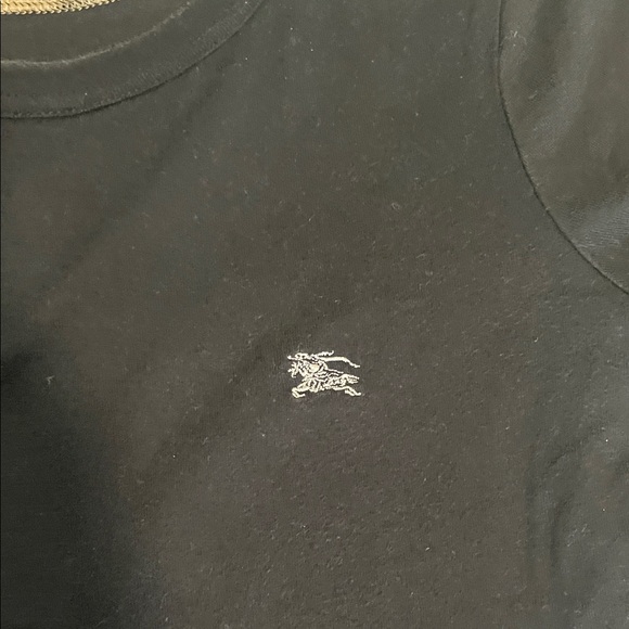Burberry Black Short Sleeve Tee - Picture 2 of 3